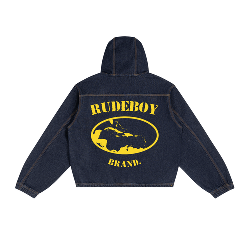 FTC  Hooded Denim Jacket
